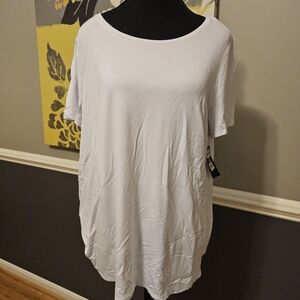 Alfani Classic White Short Sleeve Tee